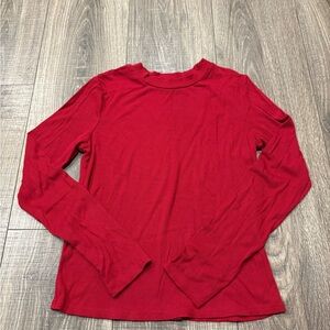 Art Class Bold Red Long Sleeve Tee
